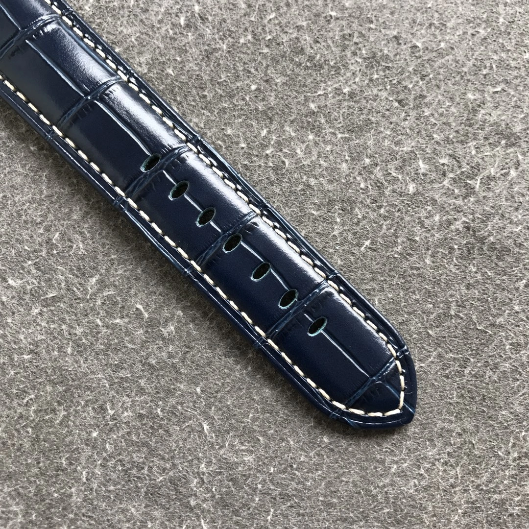 CBD Factory Panerai Luminor Marina Blue Dial Blue Leather Strap Goldtech Bezel (PAM01112) 1:1 Super Clone – DDP.9010 Movement Bold 382